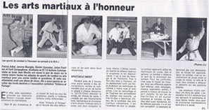 Partick Adloff organisateur de la nuit des arts martiaux en 1998